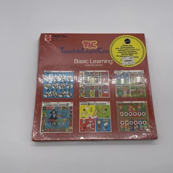 1982 Mattel TLC Teach & Learn Computer Reading Readiness No. 5006 Vintage NEW - Picture 2 of 3